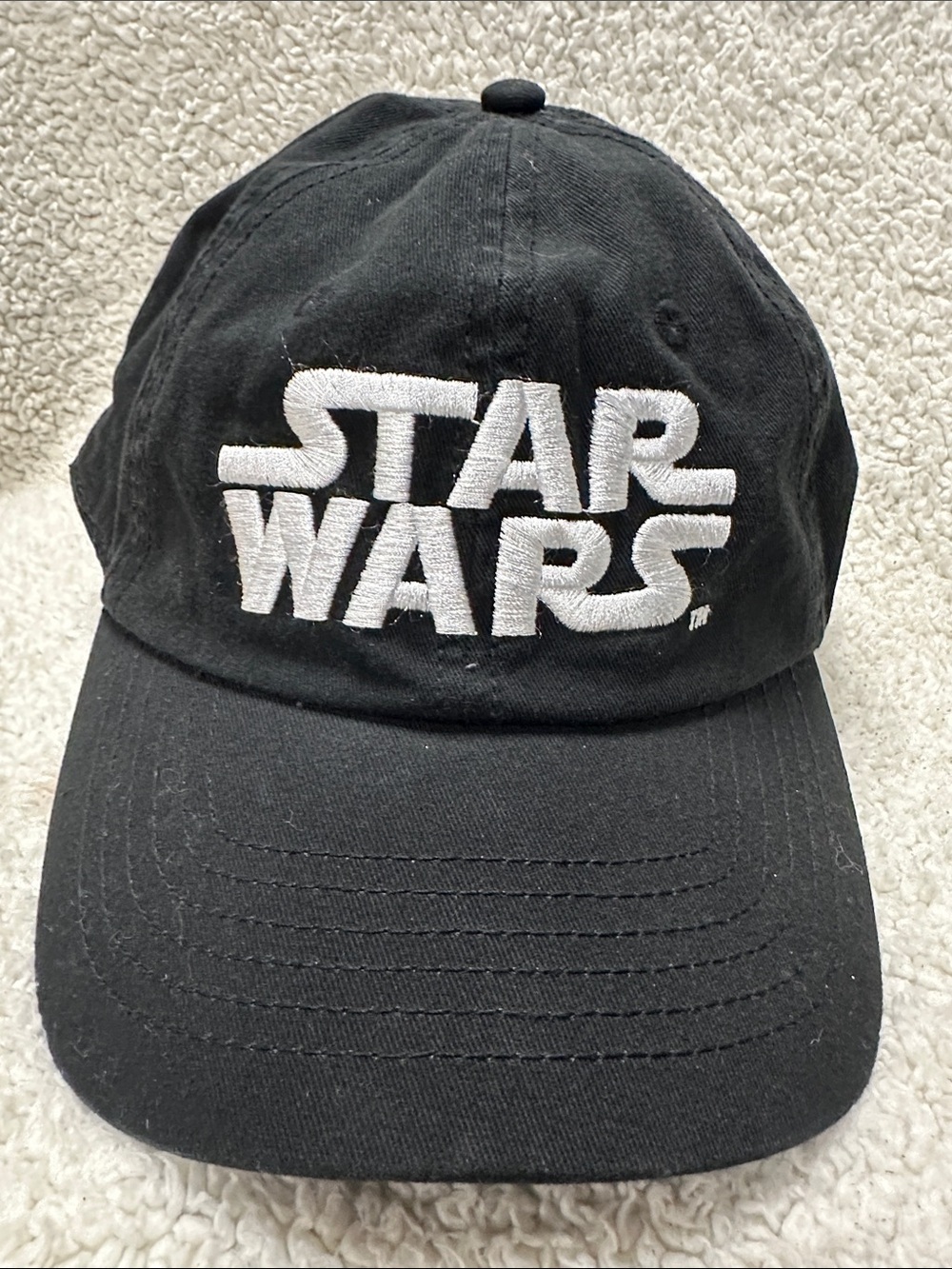 Bioworld Black Embroidered Star Wars ball cap, Adjustable Buckle Strap